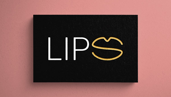 Logo Lips créé par Romy Cardon