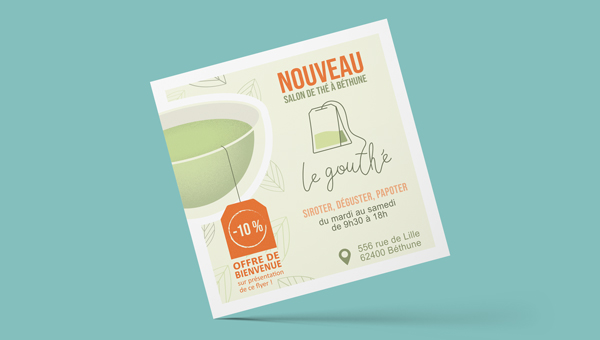 Flyers Le Gouthé créé par Romy Cardon