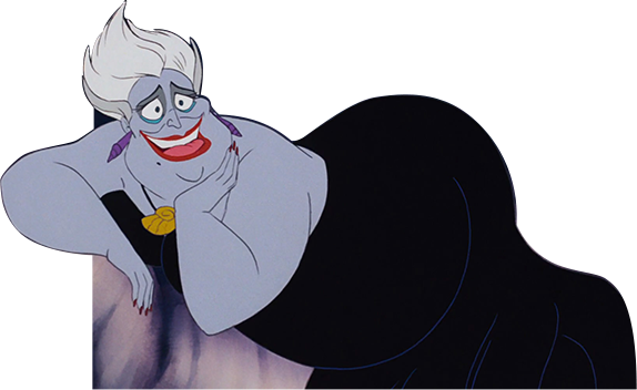 image d'Ursula, sorcière du film d'animation