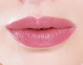 Image d'une bouche portant le rouge à lèvre de la marque Lips