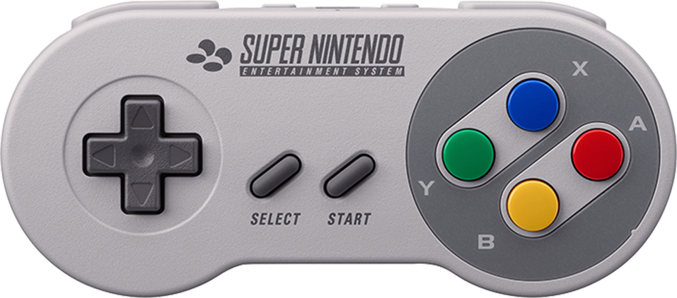 photo d'une manette super nintendo